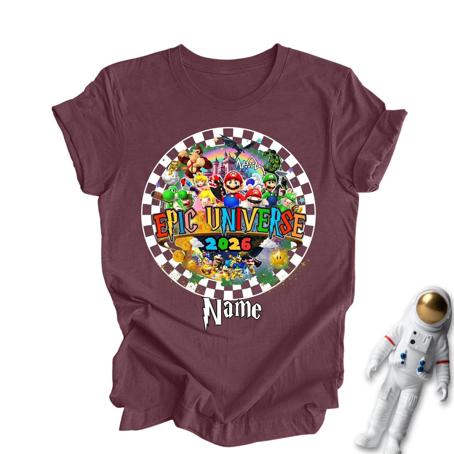 Personalized Disney 2026 Epic Universe Family Vacation Shirt, Super Mario Matching Group Shirts