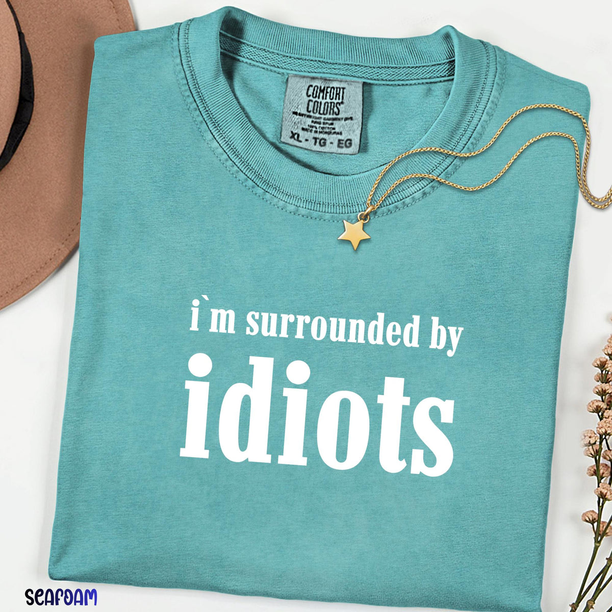 I'm Surrounded By Idiots Shirt, Comfort Colors® Lion King Scar Quote Tee, Funny Family Matching Shirt, Animal Kingdom Trip Tee