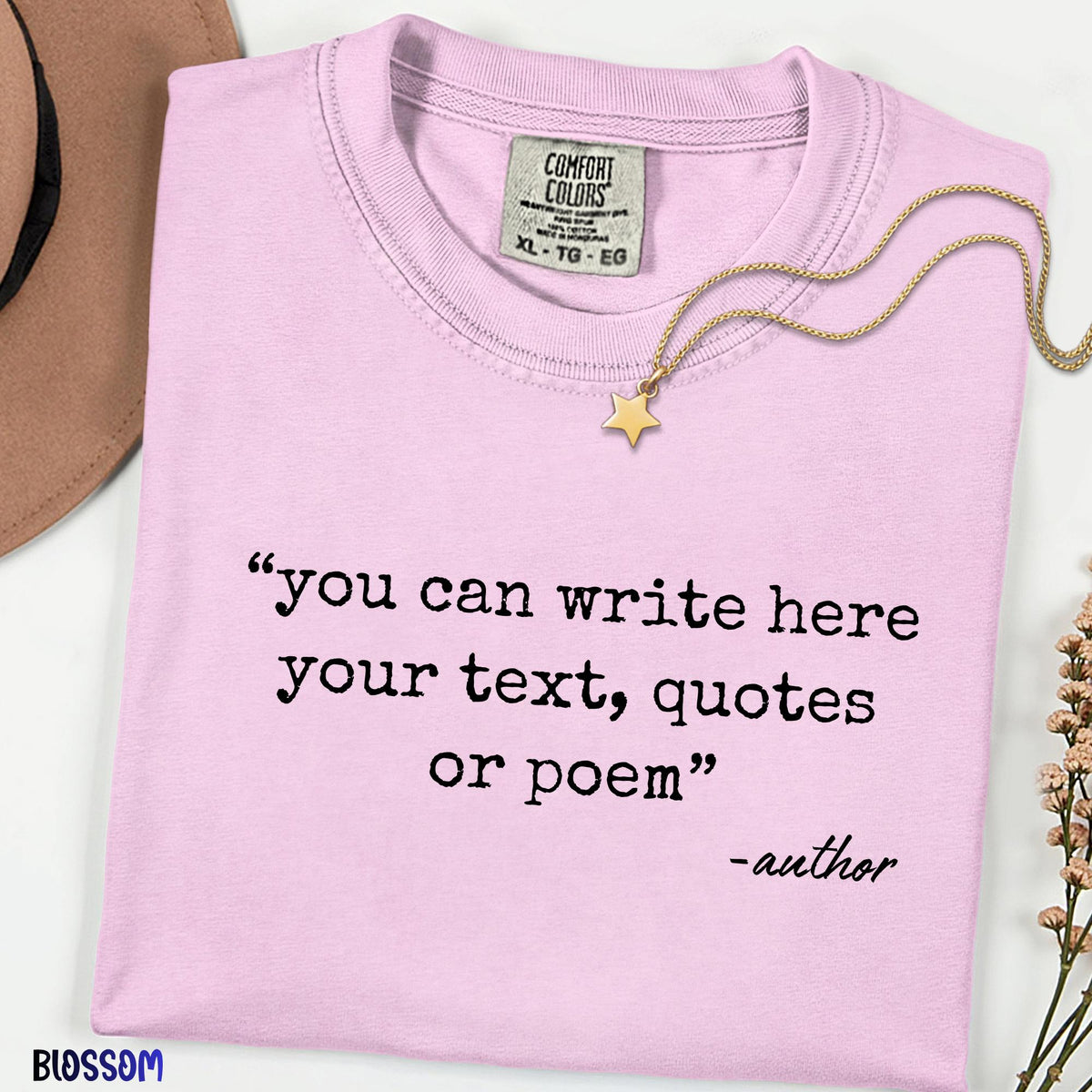 Personalized Text Tee, Custom Quote Comfort Colors® Shirt, Create Your Own Design, Group & Bachelorette Gift
