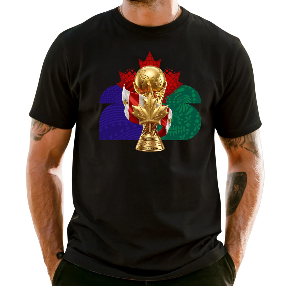 Custom World 2026 Comfort Colors® Shirt, Football Cup Tee, Personalized USA Canada Mexico Soccer Shirt Gift For Fans