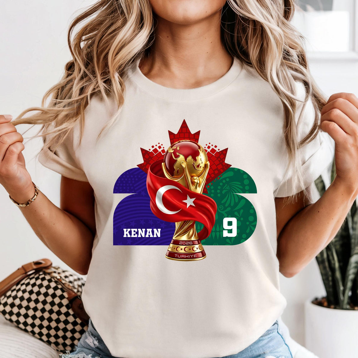 Custom World 2026 Comfort Colors® Shirt, Football Cup Tee, Personalized USA Canada Mexico Soccer Shirt Gift For Fans