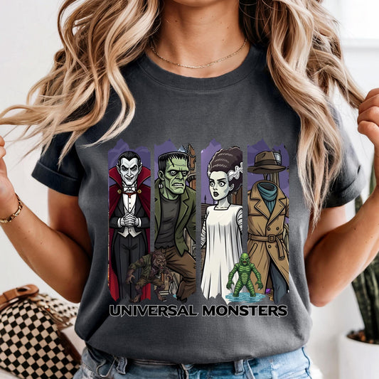 Custom Universal Monsters Shirt Epic Universe Comfort Colors® Tee