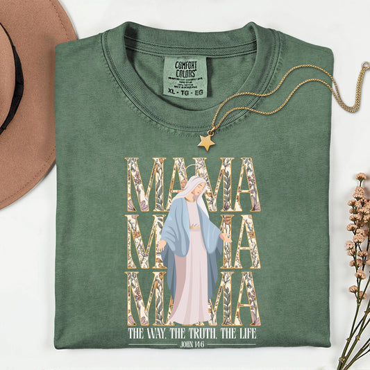 Religious Mama Shirt Comfort Colors® Christian Mom Shirt, Mothers Day Gift, Bible Verse Tee, Faith Based Mama Shirt, Gift for Christian Mom