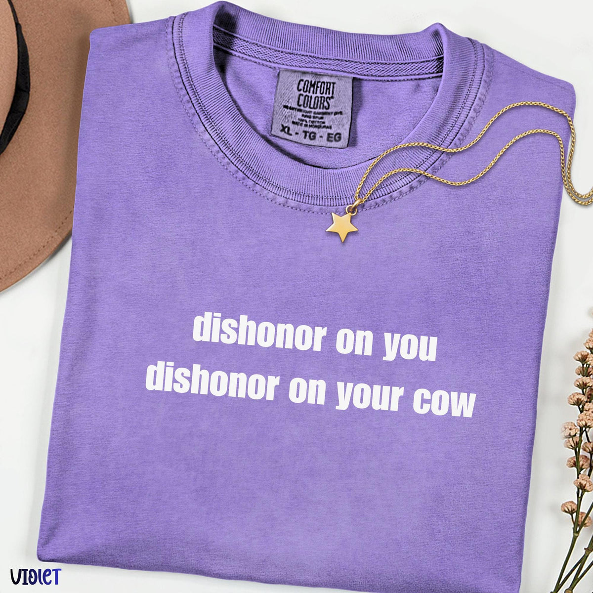 Funny Dishonor On You Shirt, Viral Quote Tee, Retro Humor T-Shirt, Aesthetic Meme Shirt, Gift for Friends Comfort Colors®