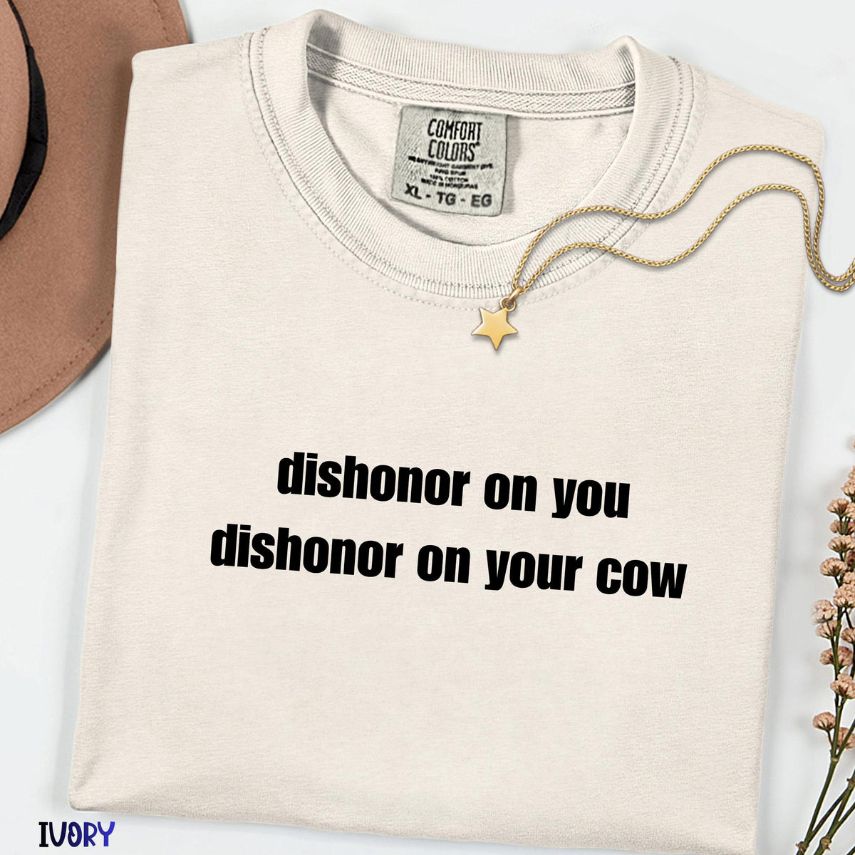 Funny Dishonor On You Shirt, Viral Quote Tee, Retro Humor T-Shirt, Aesthetic Meme Shirt, Gift for Friends Comfort Colors®