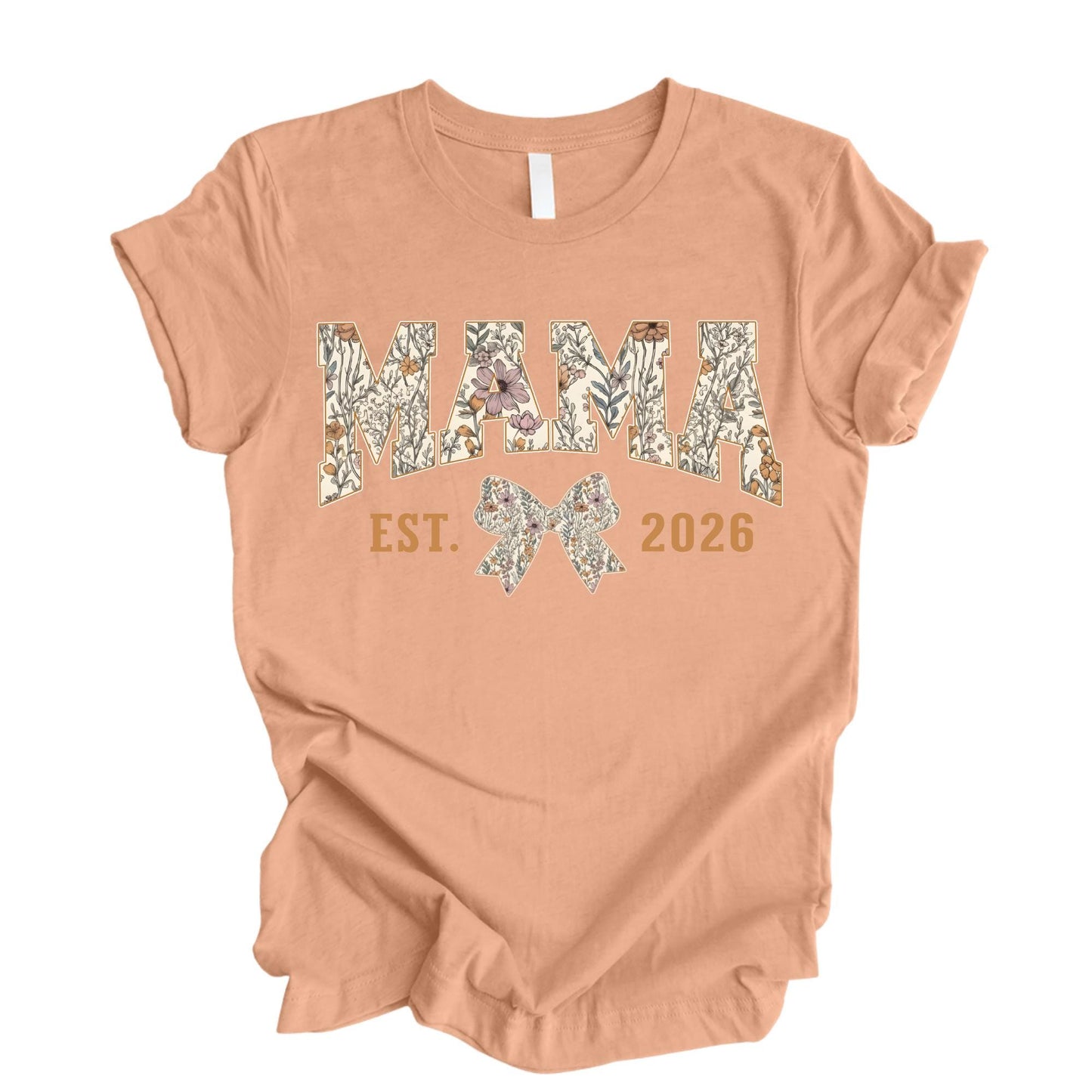 Custom Floral Mama Shirt Liberty Mom Tshirt Mommy Coquette Tee Mothers Day Gift