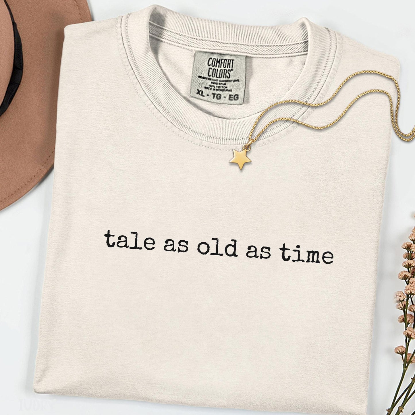 Tale As Old As Time Quote Tee, Reading Lover T-shirt, Bookworm Gift for Readers & Book Lovers,Book Club Comfort Colors® Shirt