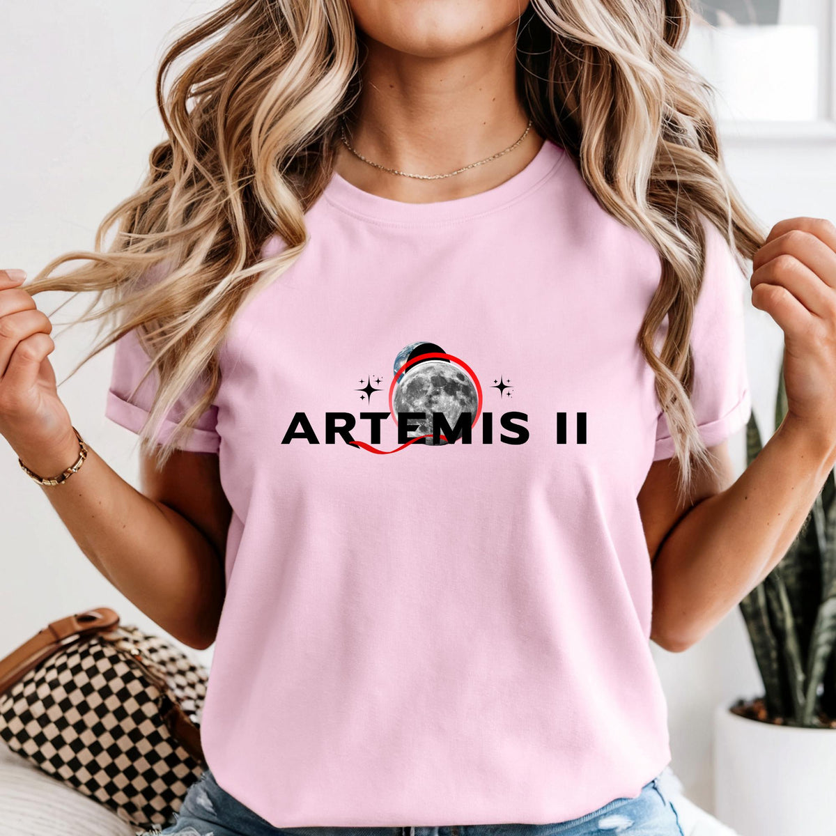 Artemis II Space Mission Shirt 2026 Lunar Flyby Shirt Moon Eclips Tee