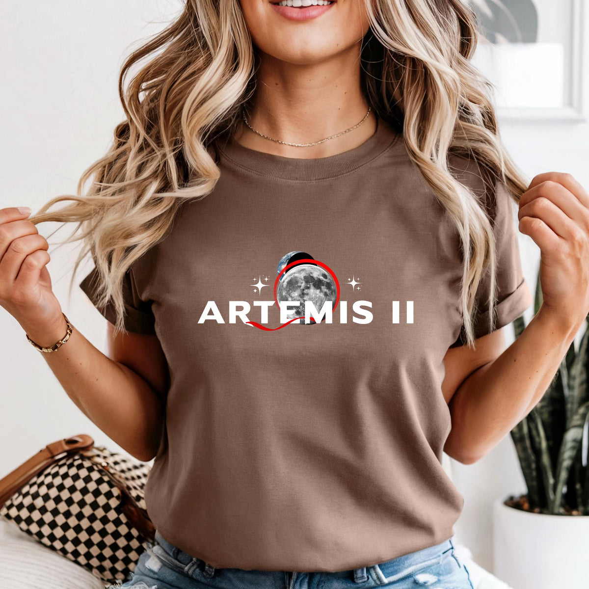 Artemis II Space Mission Shirt 2026 Lunar Flyby Shirt Moon Eclips Tee