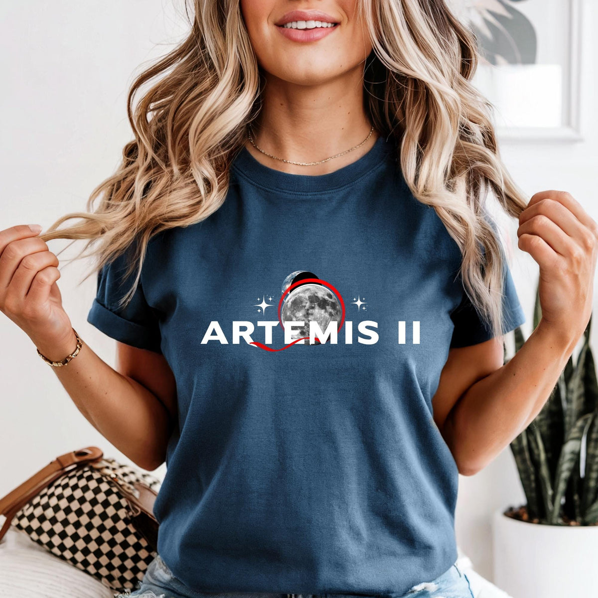 Artemis II Space Mission Shirt 2026 Lunar Flyby Shirt Moon Eclips Tee
