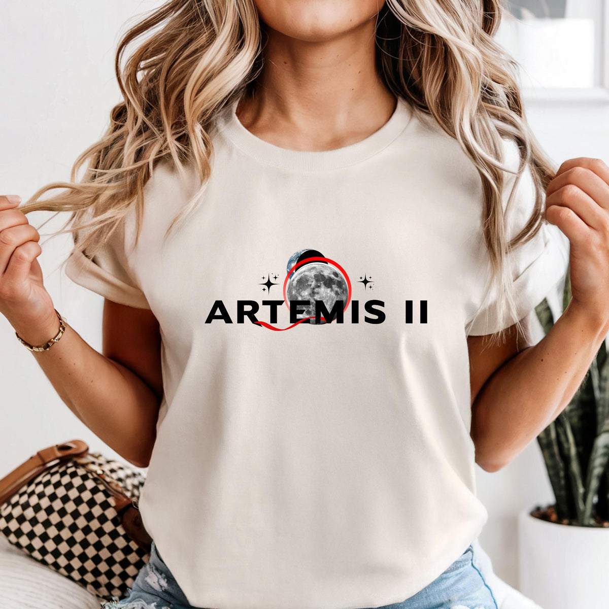 Artemis II Space Mission Shirt 2026 Lunar Flyby Shirt Moon Eclips Tee