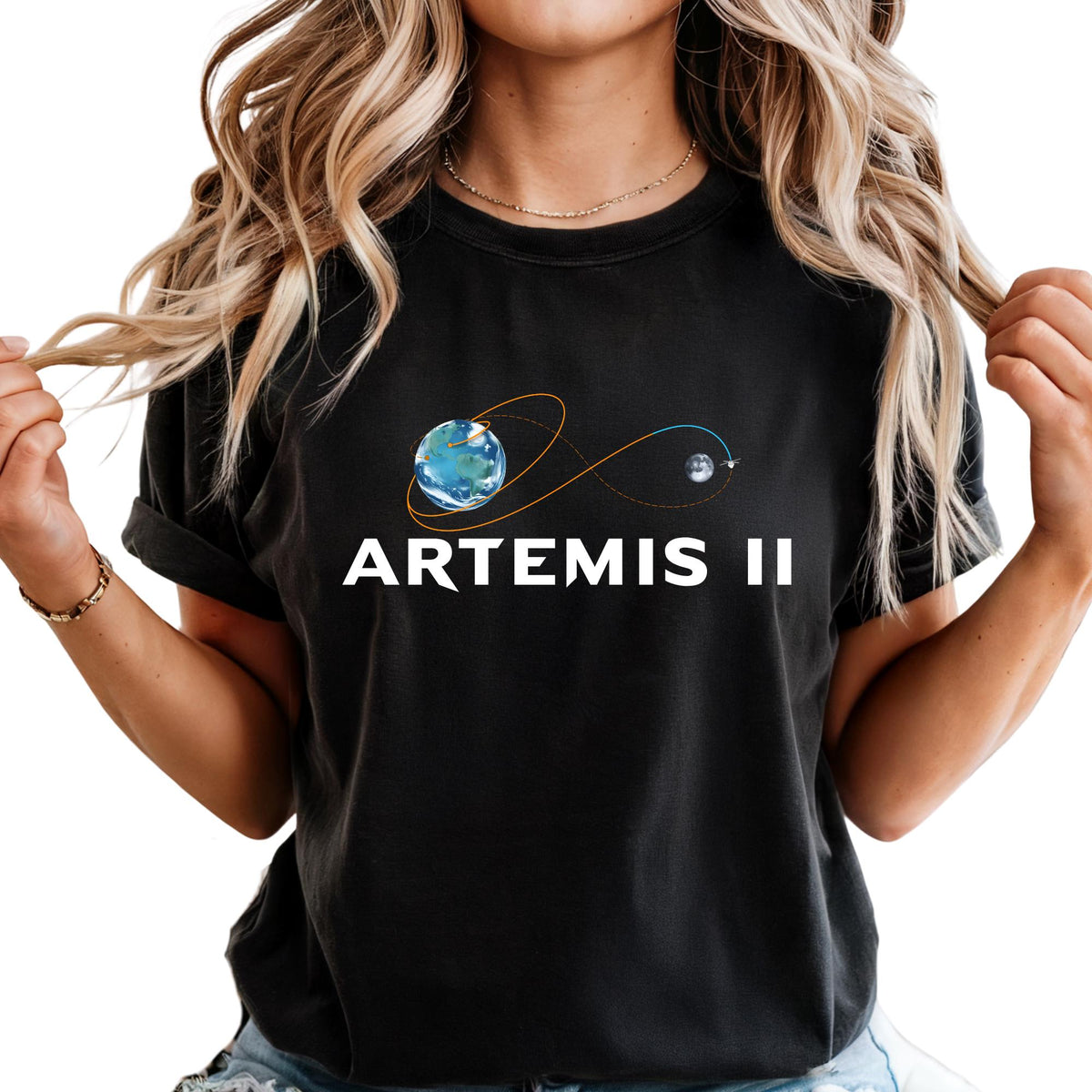 Artemis II Space Mission Shirt 2026 NASA Moon Mission Map Shirts