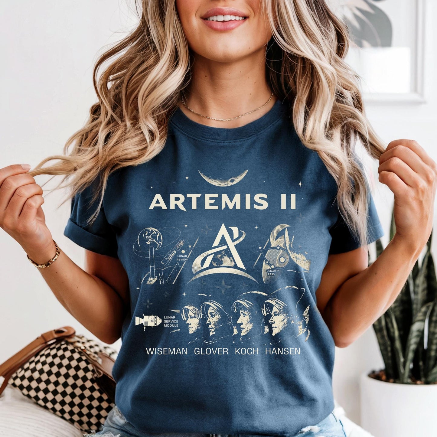 Artemis II Space Mission Shirt Comfort Colors® 2026 Space Map Shirts Astronauts Fan Tee
