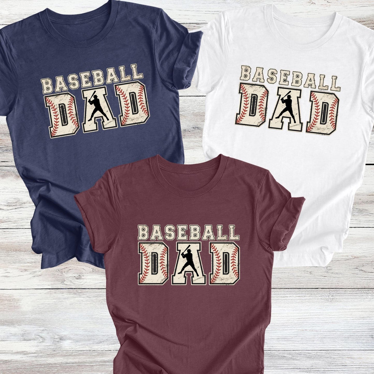 Custom Baseball Dad Shirt, Dad Shirt, Baseball Dad Gift, Baseball Season Tee, Fathers Day Shirt