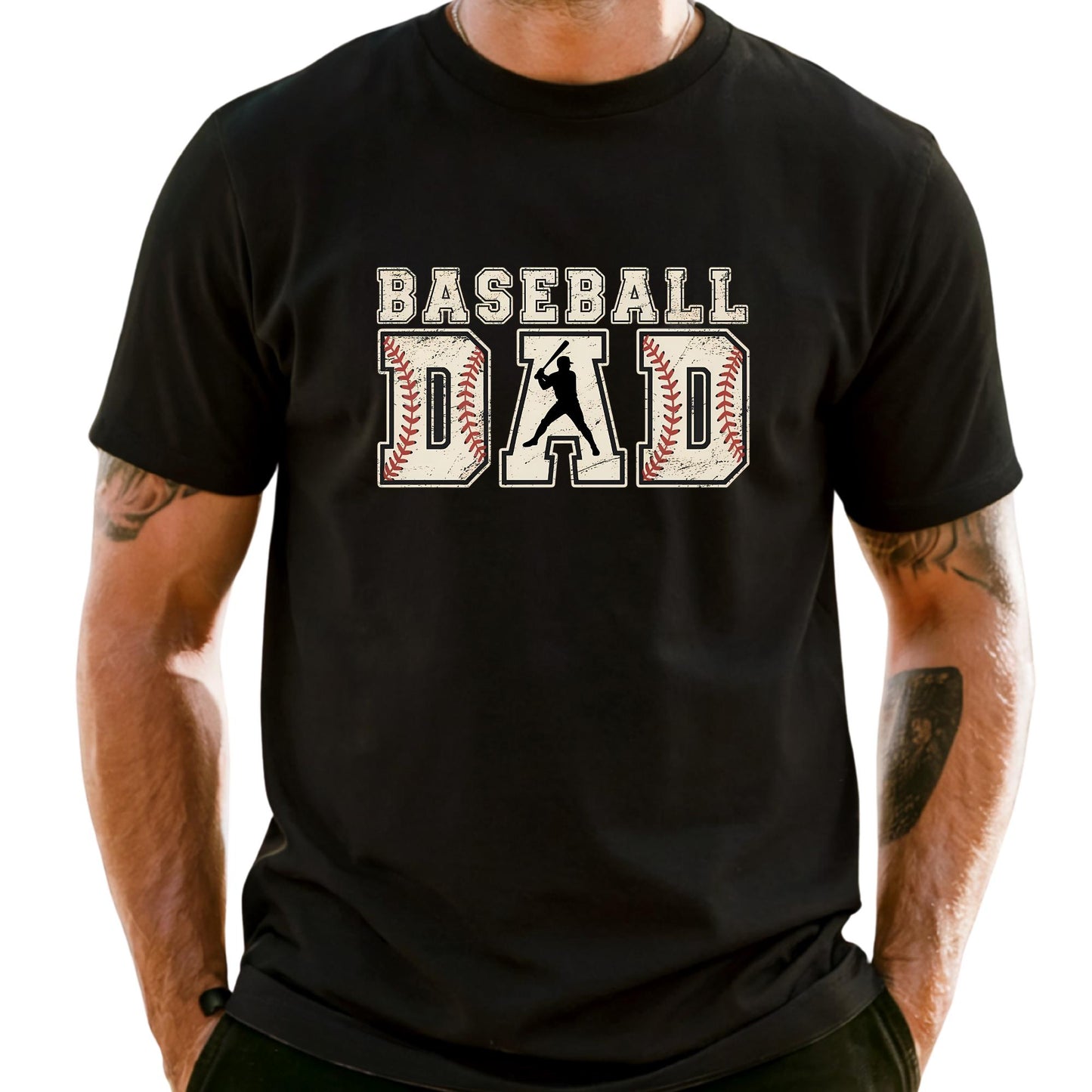 Baseball Dad Shirt, Comfort Colors® Baseball Game Day T-Shirt, Baseball Season Dad Shirt, Retro Fathers Day Gift