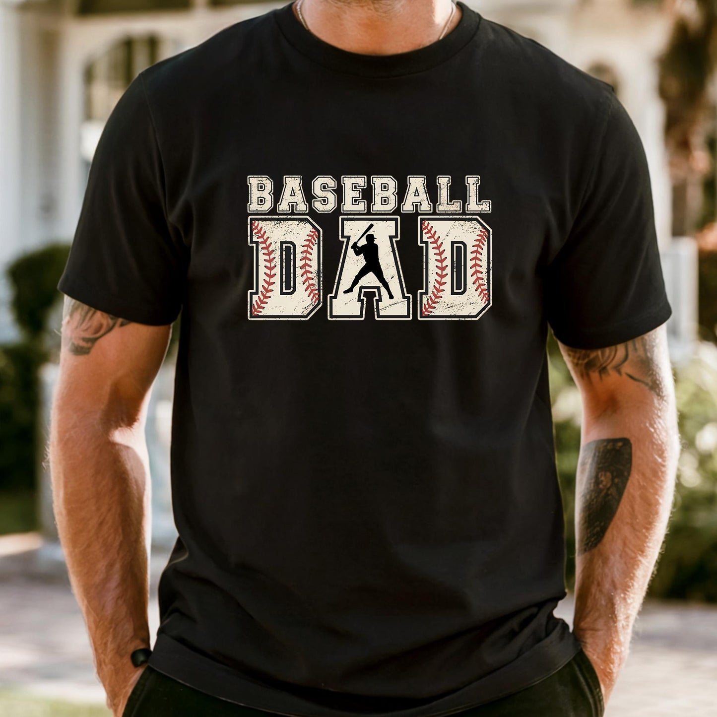 Baseball Dad Shirt, Comfort Colors® Baseball Game Day T-Shirt, Baseball Season Dad Shirt, Retro Fathers Day Gift