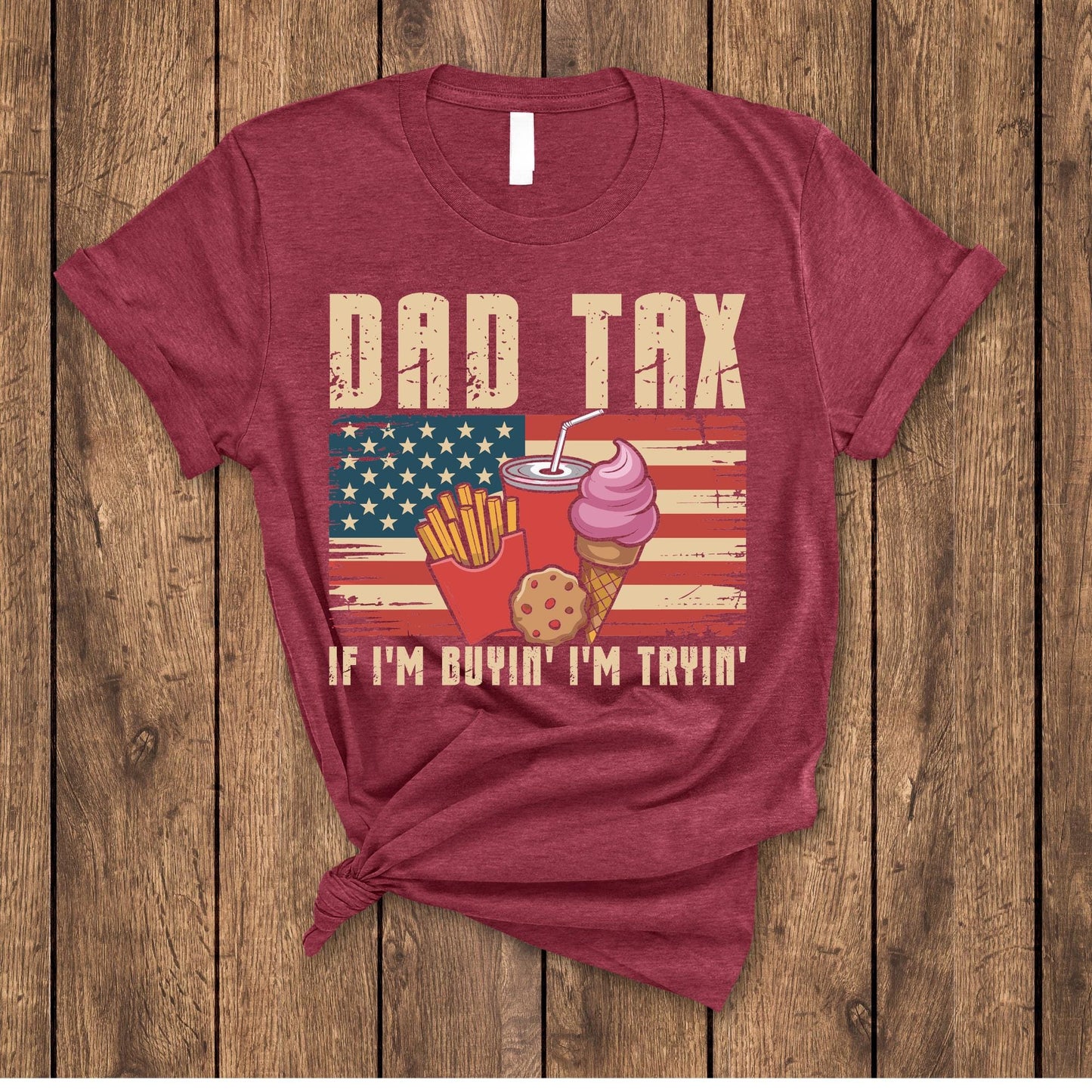 Funny Dad Tax Shirt, Funny Dad Gift for Father’s Day, Dad Birthday Gift Tee, Making Sure It’s Not Poison Shirt, Patriotic Dad Shirt