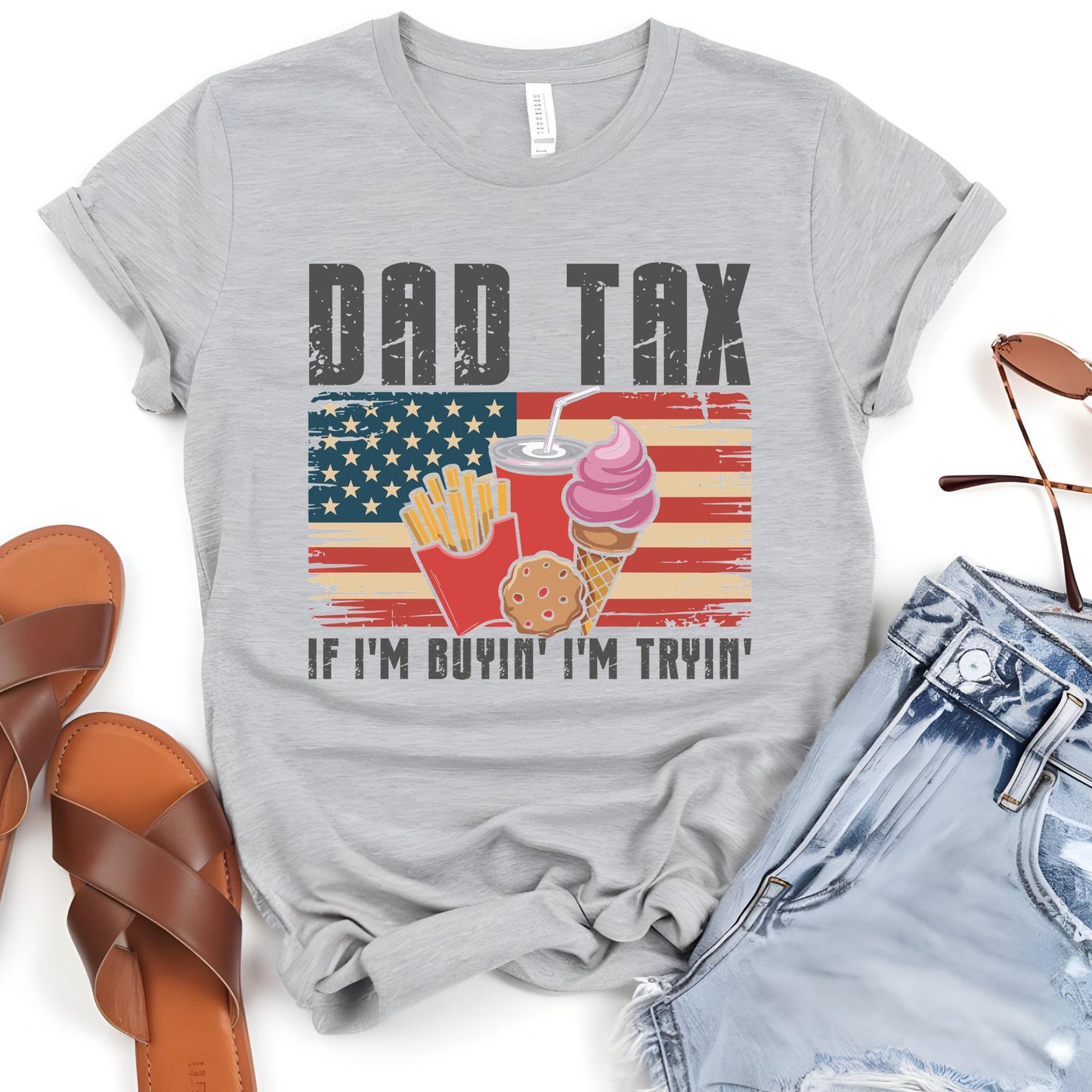 Funny Dad Tax Shirt, Funny Dad Gift for Father’s Day, Dad Birthday Gift Tee, Making Sure It’s Not Poison Shirt, Patriotic Dad Shirt