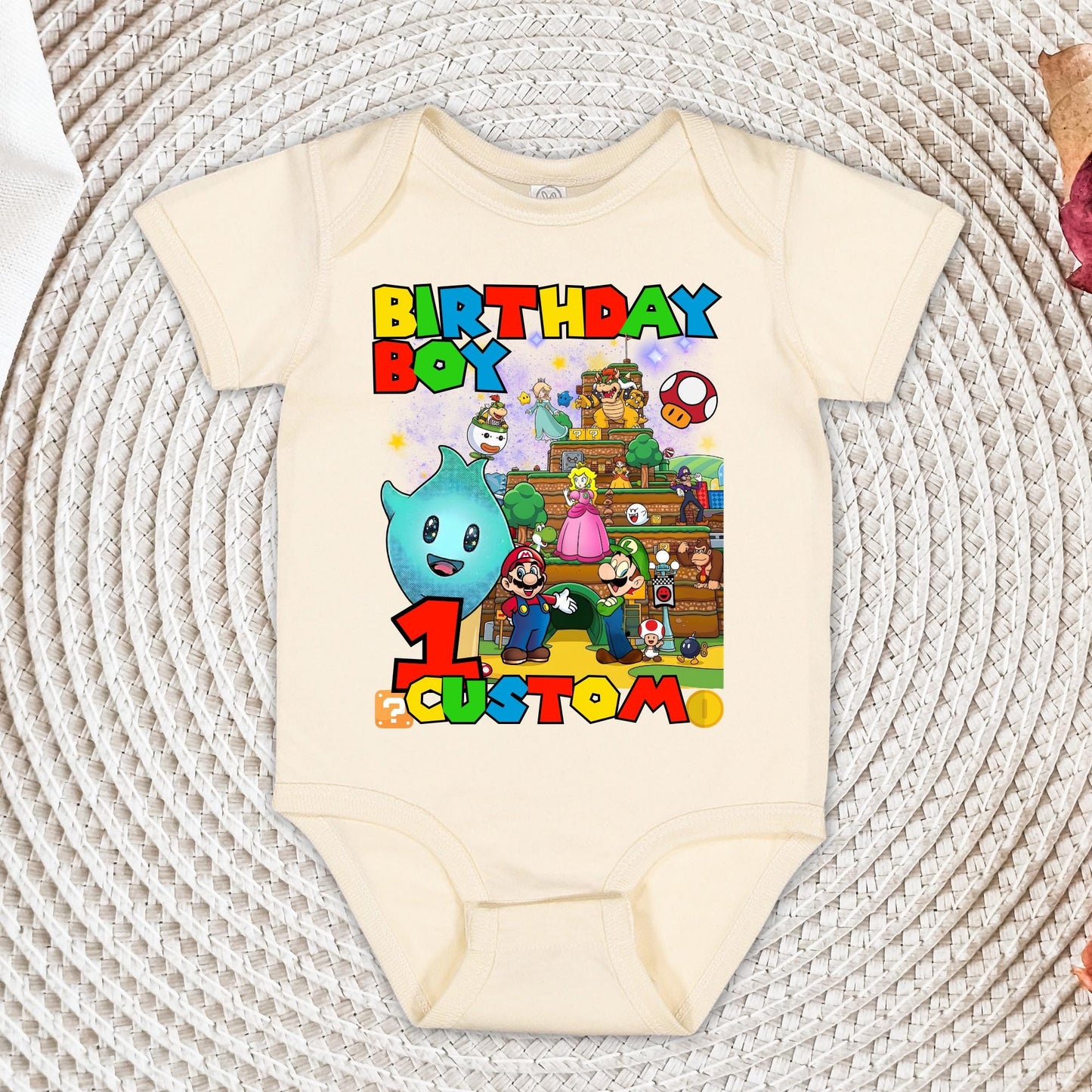 Custom Mario Shirt Epic Universe Family Trip Shirt Lumalee Birthday Boy-Girl Bday Squad Shirts