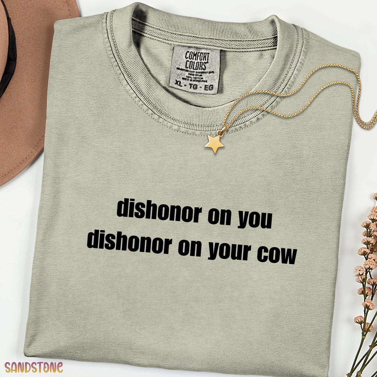 Funny Dishonor On You Shirt, Viral Quote Tee, Retro Humor T-Shirt, Aesthetic Meme Shirt, Gift for Friends Comfort Colors®