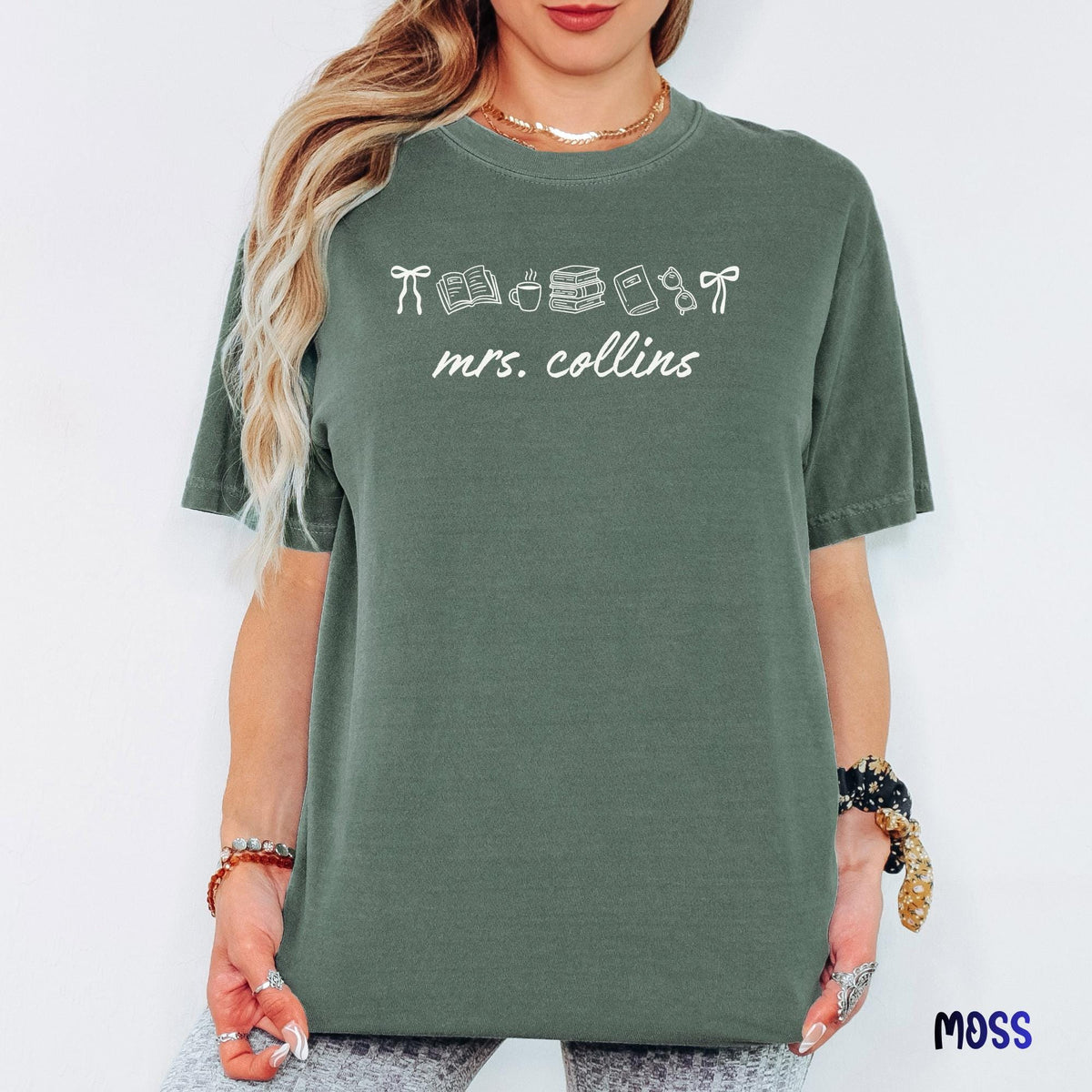 Custom  Teacher Name  Shirt, Personalized Comfort Colors® Tee, Teacher Appreciation Gift, Cute Back to School Teacher Outfit