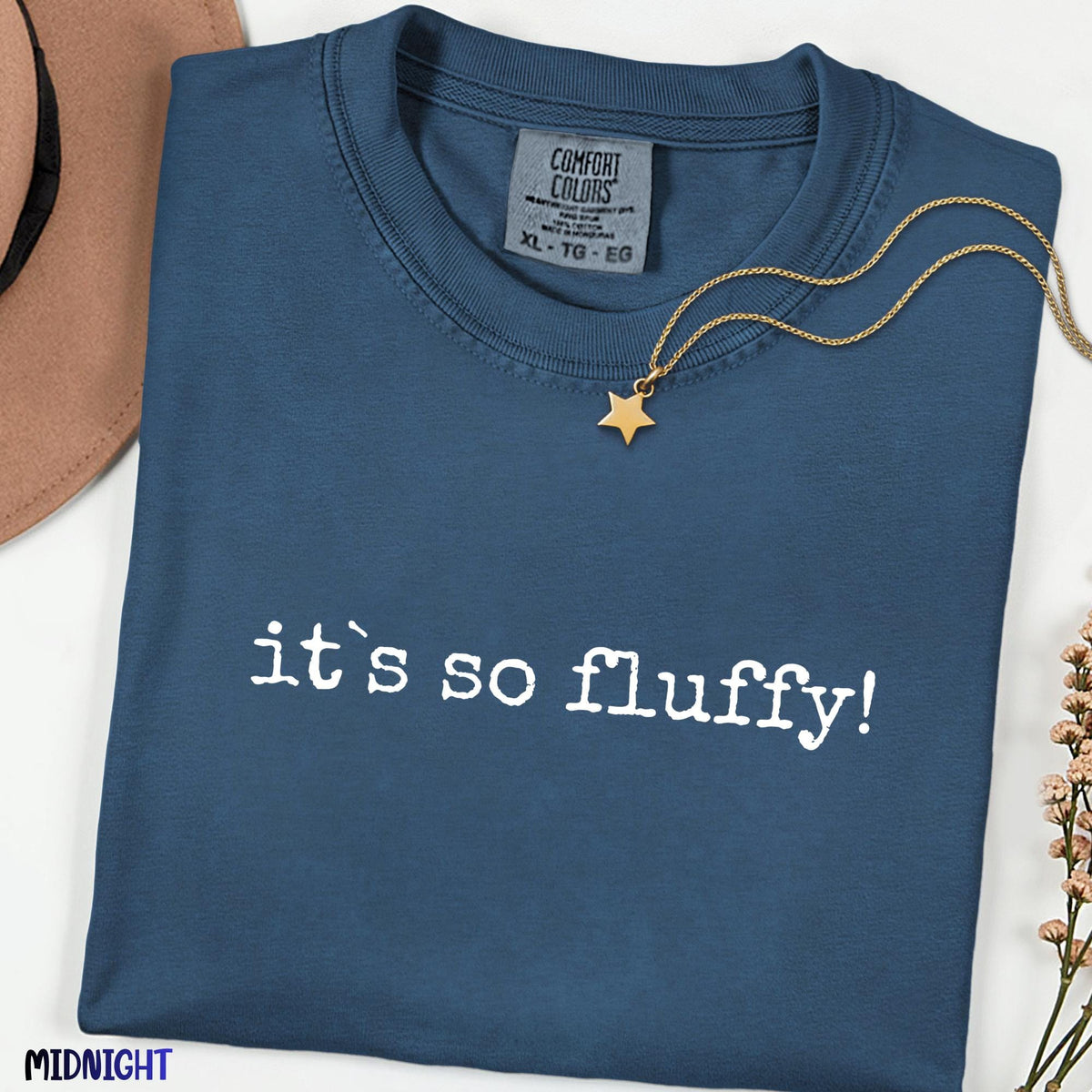 It’s So Fluffy Comfort Colors Magic School Shirt, Cute Puppy Tee, Fantasy Book Lover Gift, Witchy Cartoon Graphic Shirt, Matching Family Tee