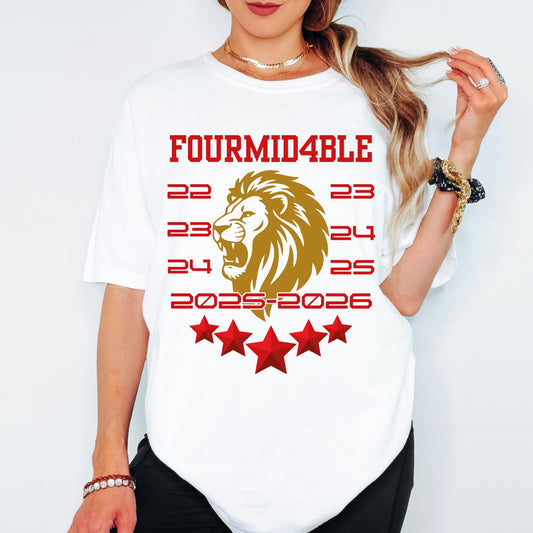 Fourmidable 2026 Turkiye Champion Shirt, 26th Champion Shirt For Fan, Victory Tshirt, 5 Stars Tee