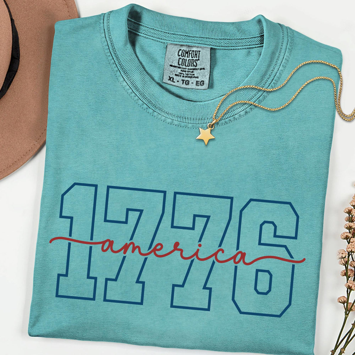 America 1776 Vintage Shirt, Patriotic USA Flag Tee, 4th of July Shirt, Independence Day Shirt, American Pride T-Shirt