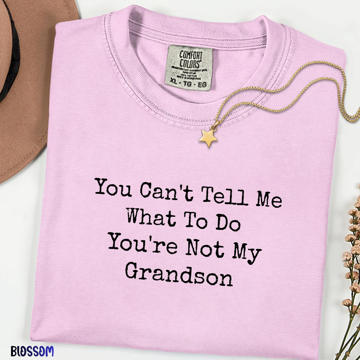 Funny Grandma Comfort Colors Shirt, Sassy Nana Tee, You Can’t Tell Me What To Do Quote Shirt, Gift for Grandmother, Mothers Day Gift