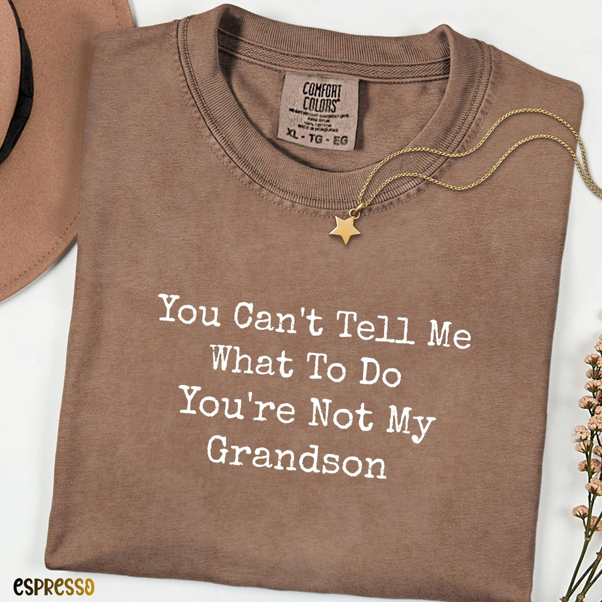 Funny Grandma Comfort Colors Shirt, Sassy Nana Tee, You Can’t Tell Me What To Do Quote Shirt, Gift for Grandmother, Mothers Day Gift