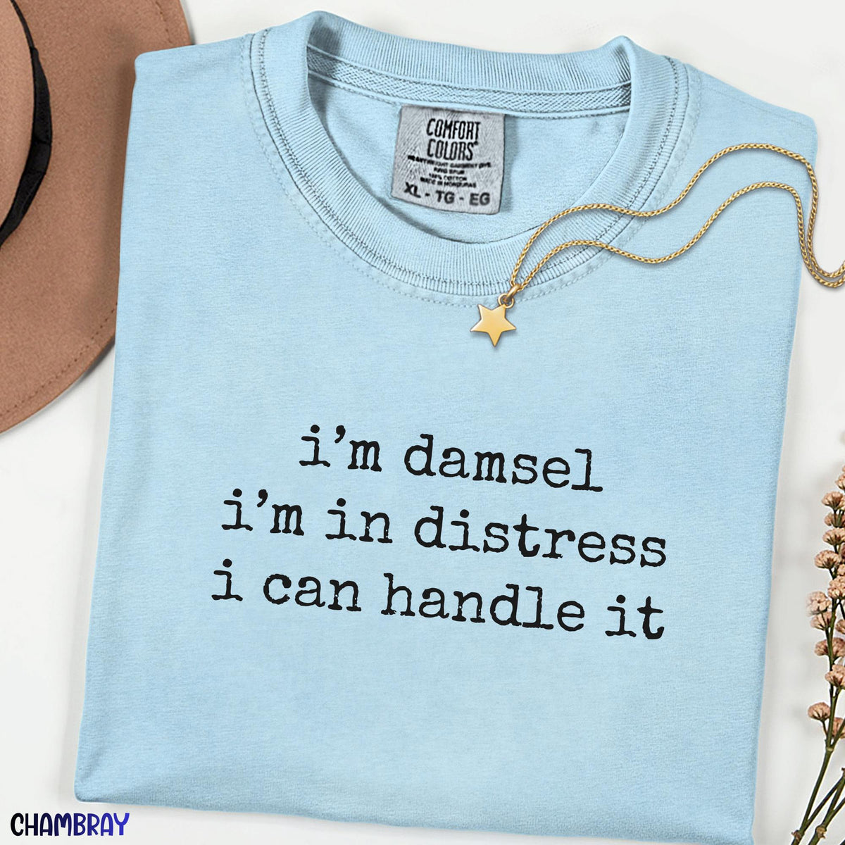 I’m A Damsel I’m In Distress I Can Handle This Comfort Colors Shirt, Disney Hercules Megara Quote Tee, Girl Power Mythology Tshirt