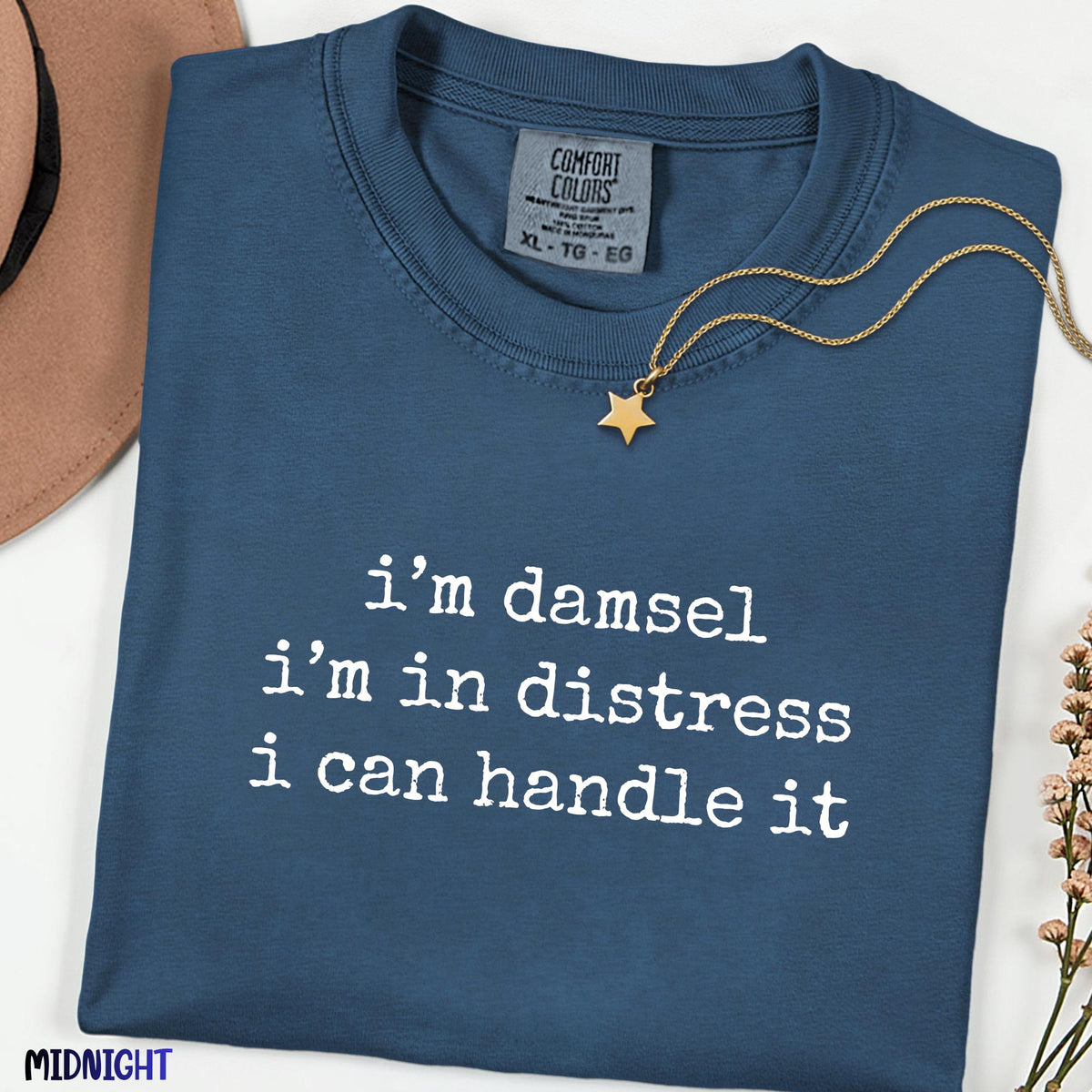 I’m A Damsel I’m In Distress I Can Handle This Comfort Colors Shirt, Disney Hercules Megara Quote Tee, Girl Power Mythology Tshirt