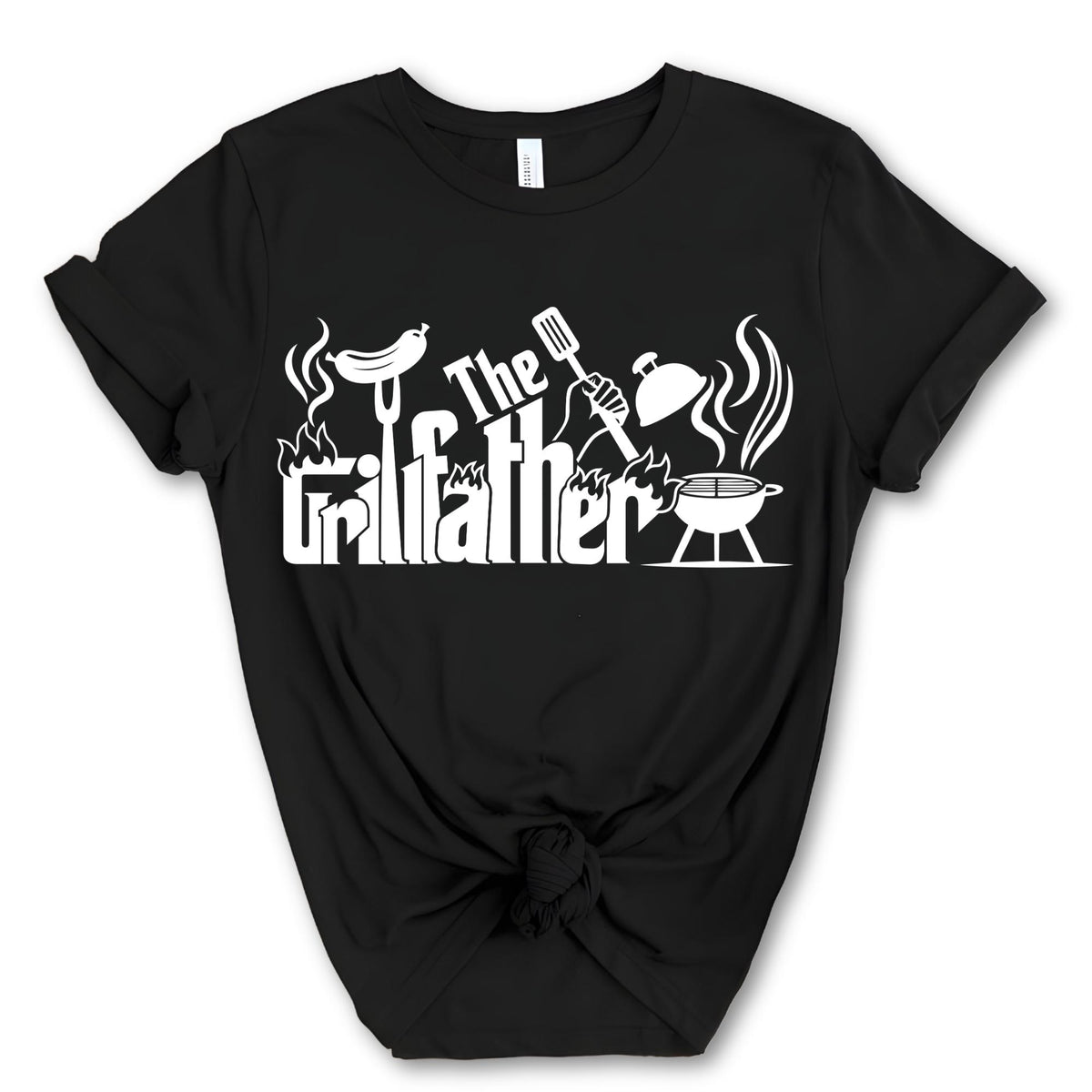 The Grillfather Shirt Fathers Day Gift, Backyard Dad Shirt, Barbeque Daddy Tee