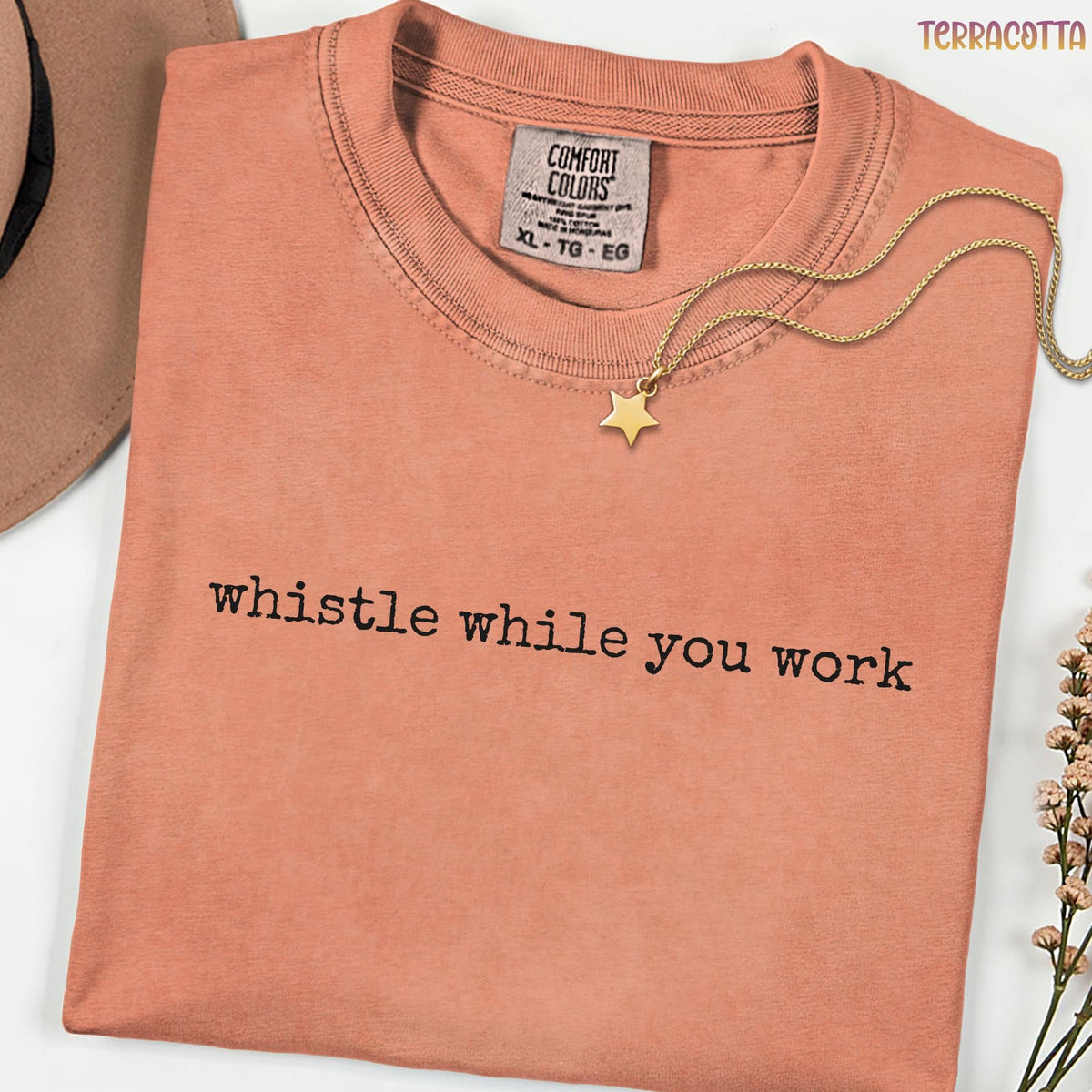 Whistle While You Work Shirt, Minimal Fairytale Quote Tee, Snow White Inspired Princess Unisex Comfort Tshirt, Magic Kingdom Vacation Tee