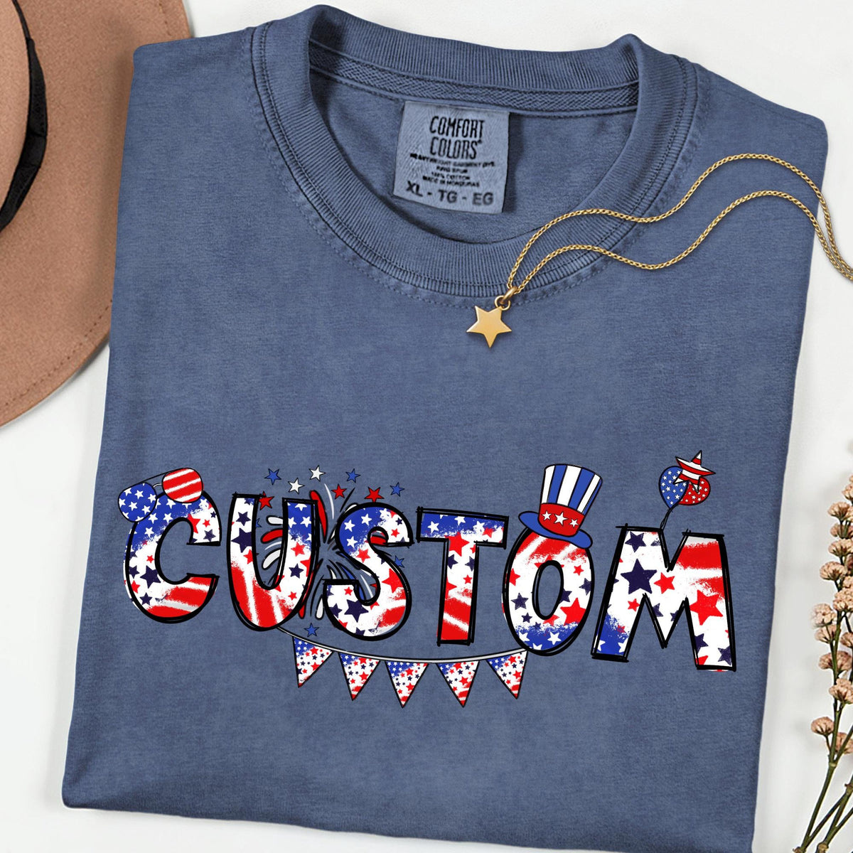 Comfort Colors® Dad 4th Of July Shirt, Fathers Day Gift, Celebration Shirt, USA Shirt, Patriotic Dad Shirt, Gift For Grandpa