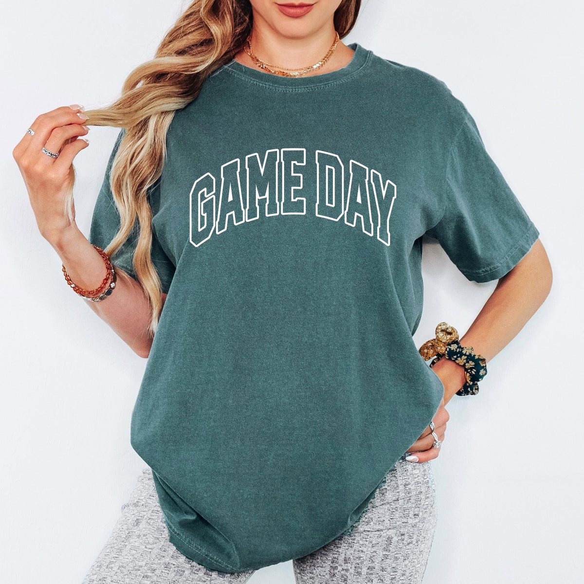 Game Day Shirt, Comfort Colors® Retro Sports Shirt Funday Family Outfit