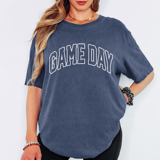 Game Day Shirt, Comfort Colors® Retro Sports Shirt Funday Family Outfit
