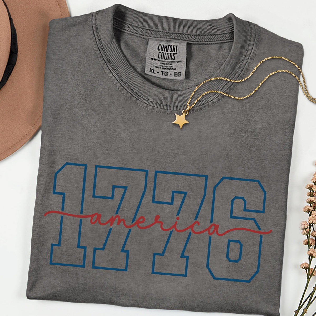 America 1776 Vintage Shirt, Patriotic USA Flag Tee, 4th of July Shirt, Independence Day Shirt, American Pride T-Shirt