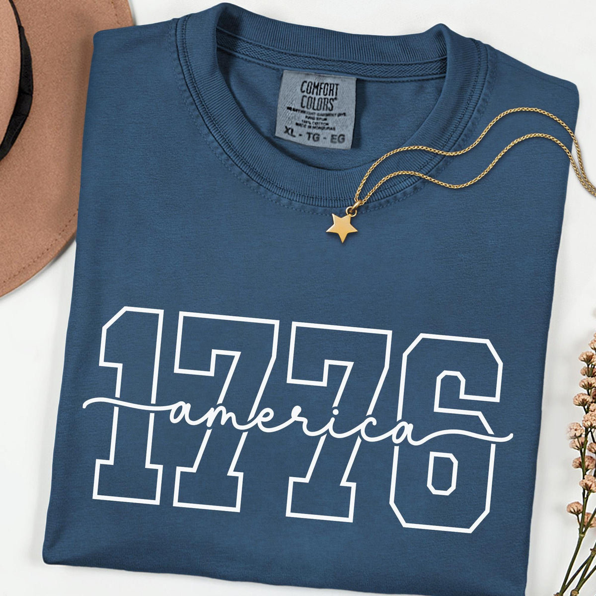 America 1776 Vintage Shirt, Patriotic USA Flag Tee, 4th of July Shirt, Independence Day Shirt, American Pride T-Shirt