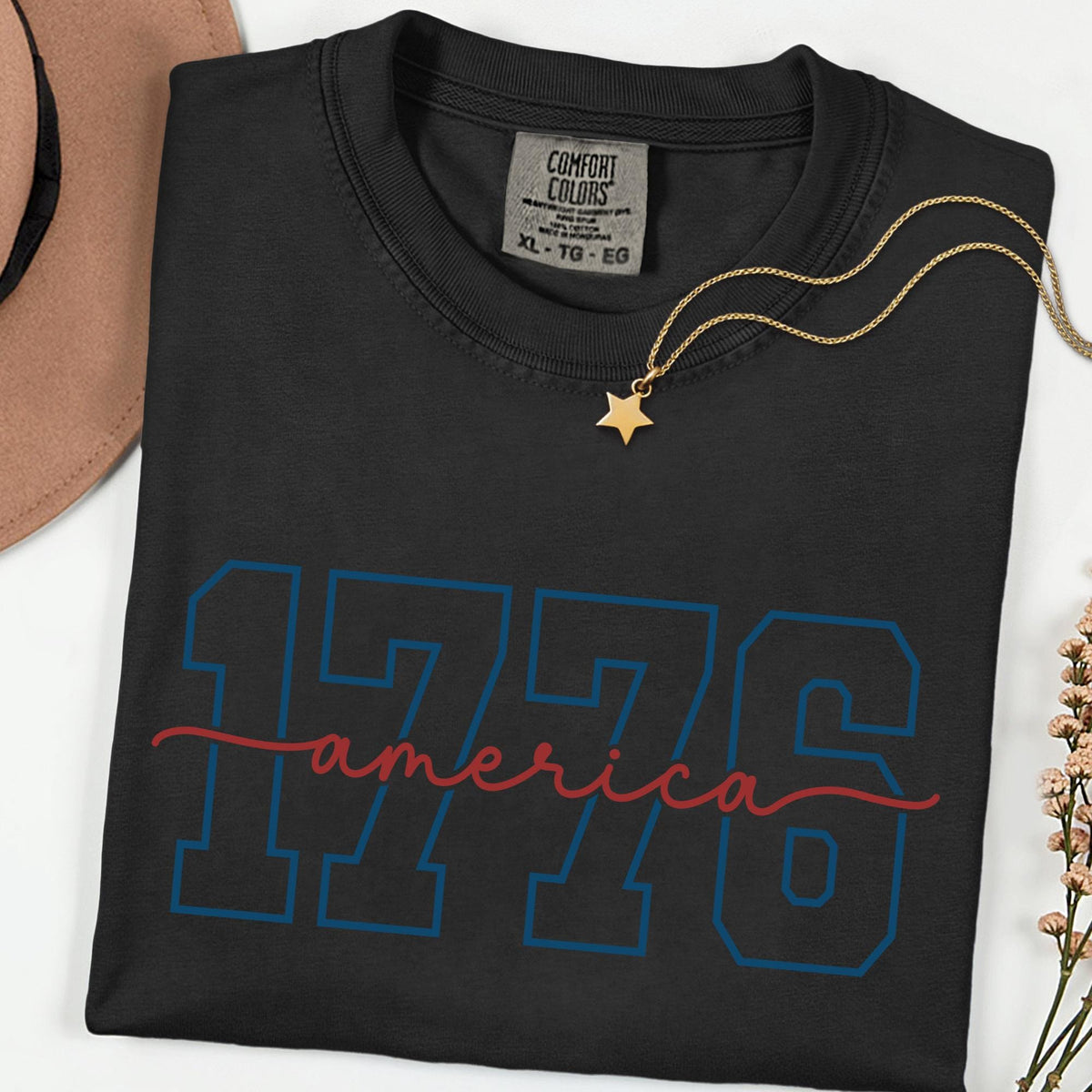 America 1776 Vintage Shirt, Patriotic USA Flag Tee, 4th of July Shirt, Independence Day Shirt, American Pride T-Shirt