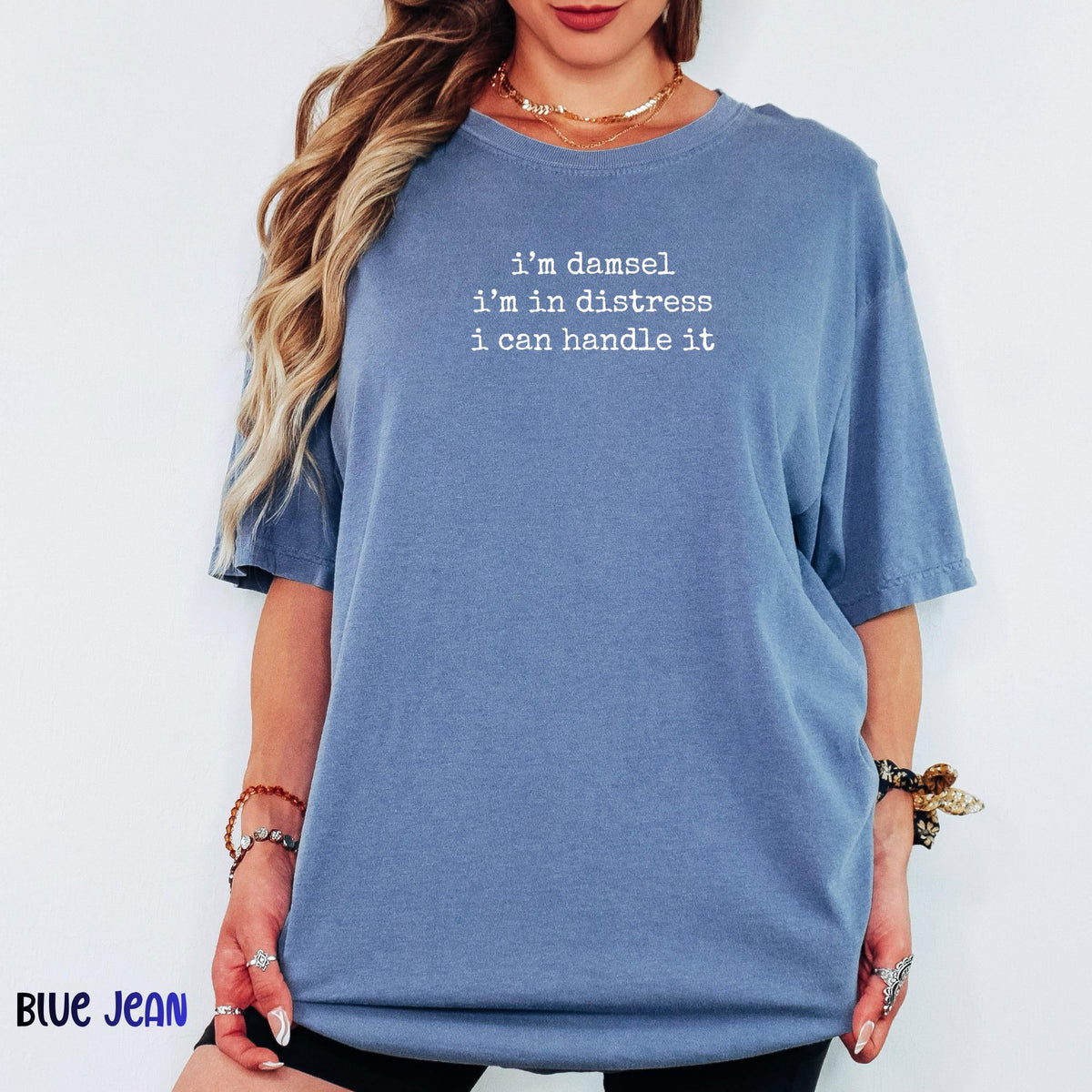 I’m A Damsel I’m In Distress I Can Handle This Comfort Colors Shirt, Disney Hercules Megara Quote Tee, Girl Power Mythology Tshirt