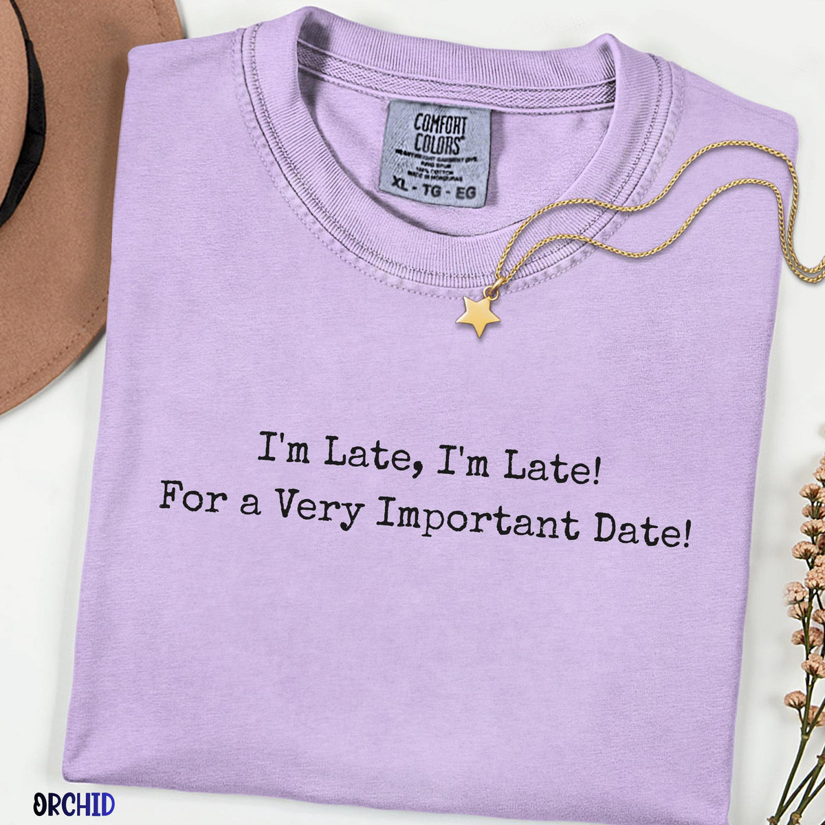 I'm Late For A Very Important Date Shirt, Book Lover Tee, Wonderland Inspired Quote Shirt, Comfort Colors Reader Gift