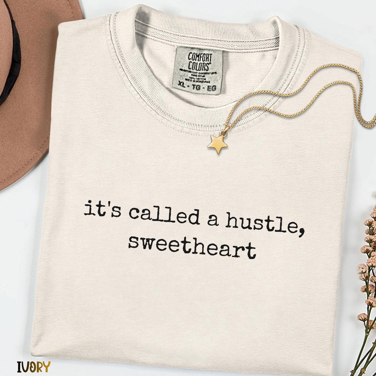 Comfort  Colors® It's Called a Hustle Sweetheart Shirt, Theme Park Family Trip T-shirt, Funny Adventure Graphic Tee, Vacation Matching Shirt