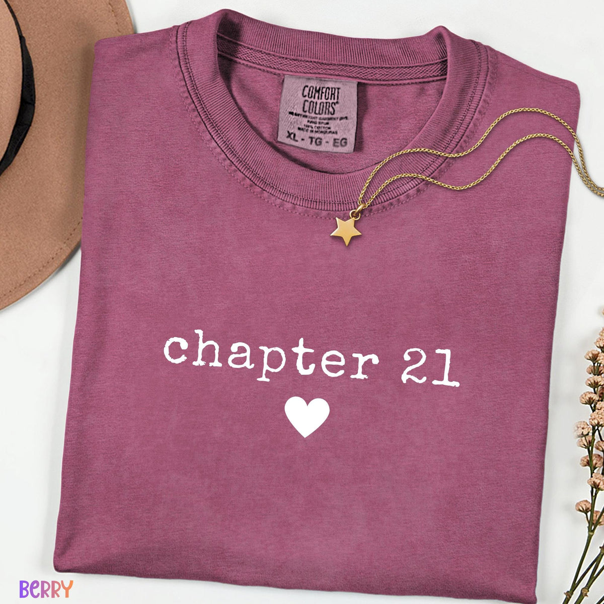 Chapter Birthday Shirt, 21st Birthday Gift Tee, Milestone Birthday T-shirt, Personalized Birthday Tee, Comfort Colors® Retro Birthday Shirt