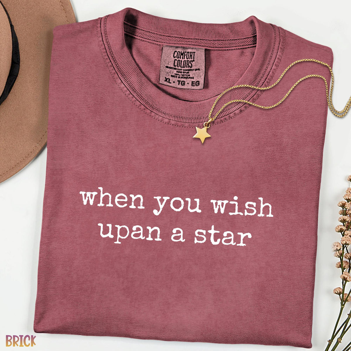When You Wish Upon a Death Star Shirt, Star Wars Inspired Sci-Fi Disney Parks Vacation Tee, Rebel Empire Graphic Comfort Colors Style TShirt