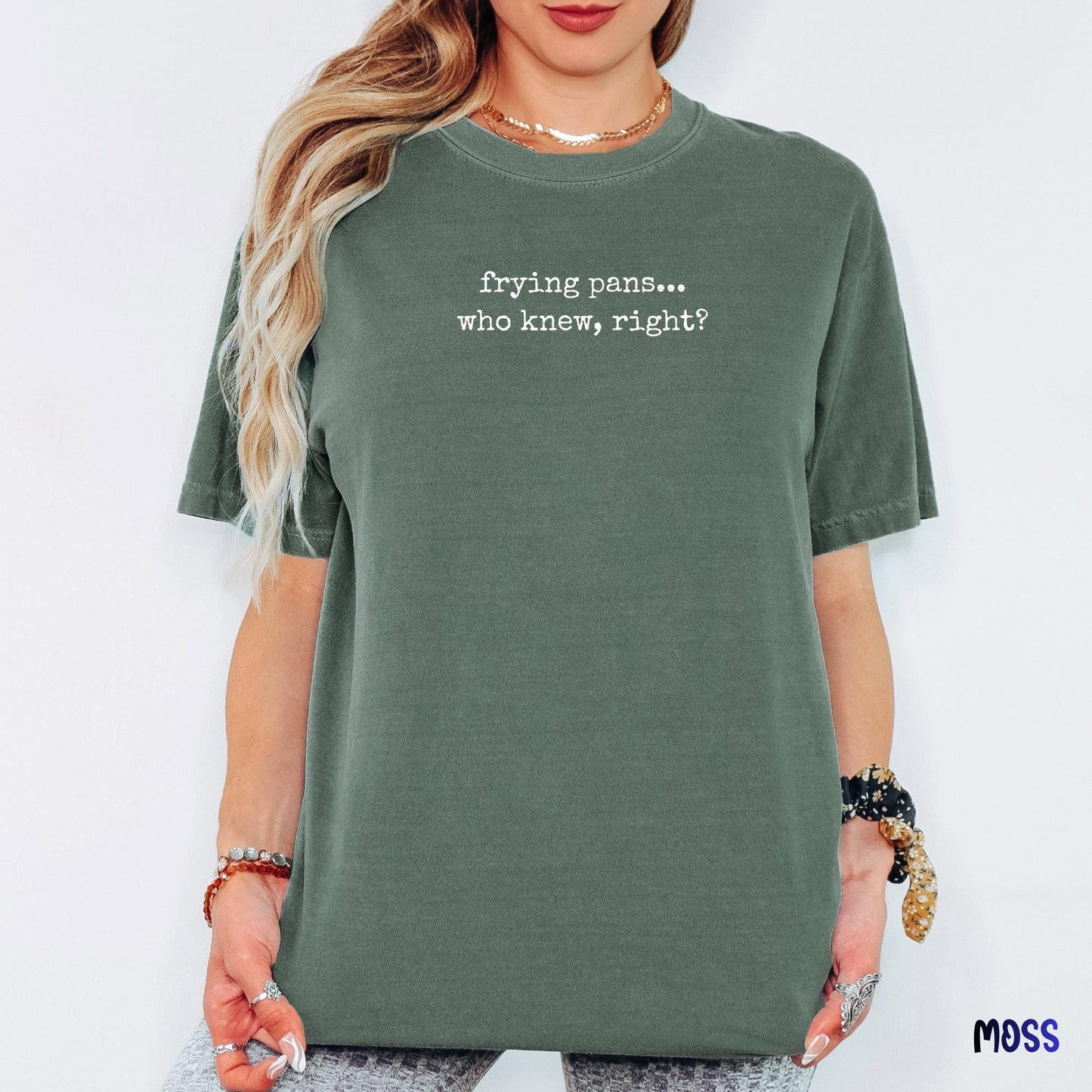 Frying Pans Who Knew Right Shirt, Fairy Tale Adventure Quote Tee, Birthday Boy Girl Gift T-Shirt, Minimalist Travel Humor Graphic Top