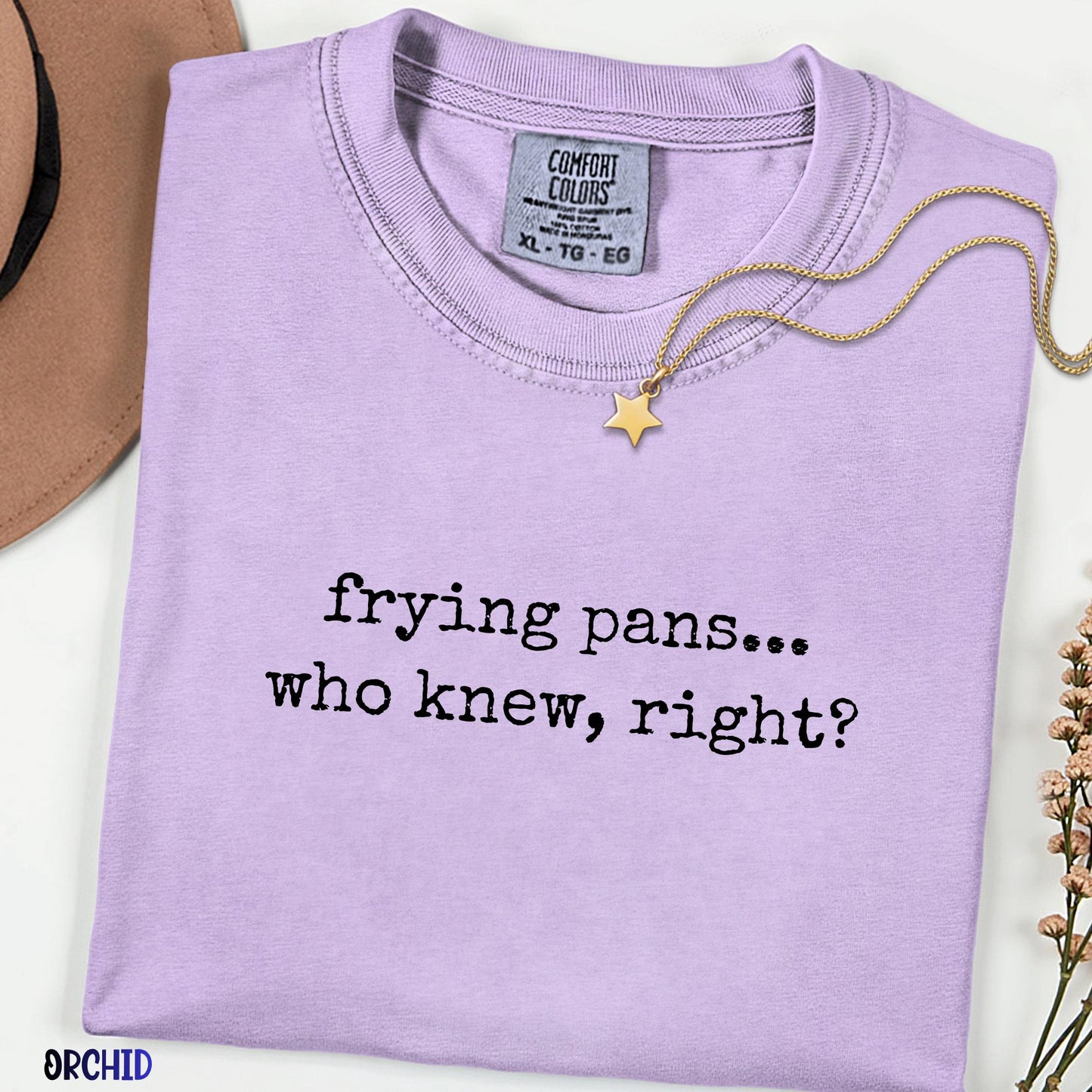 Frying Pans Who Knew Right Shirt, Fairy Tale Adventure Quote Tee, Birthday Boy Girl Gift T-Shirt, Minimalist Travel Humor Graphic Top