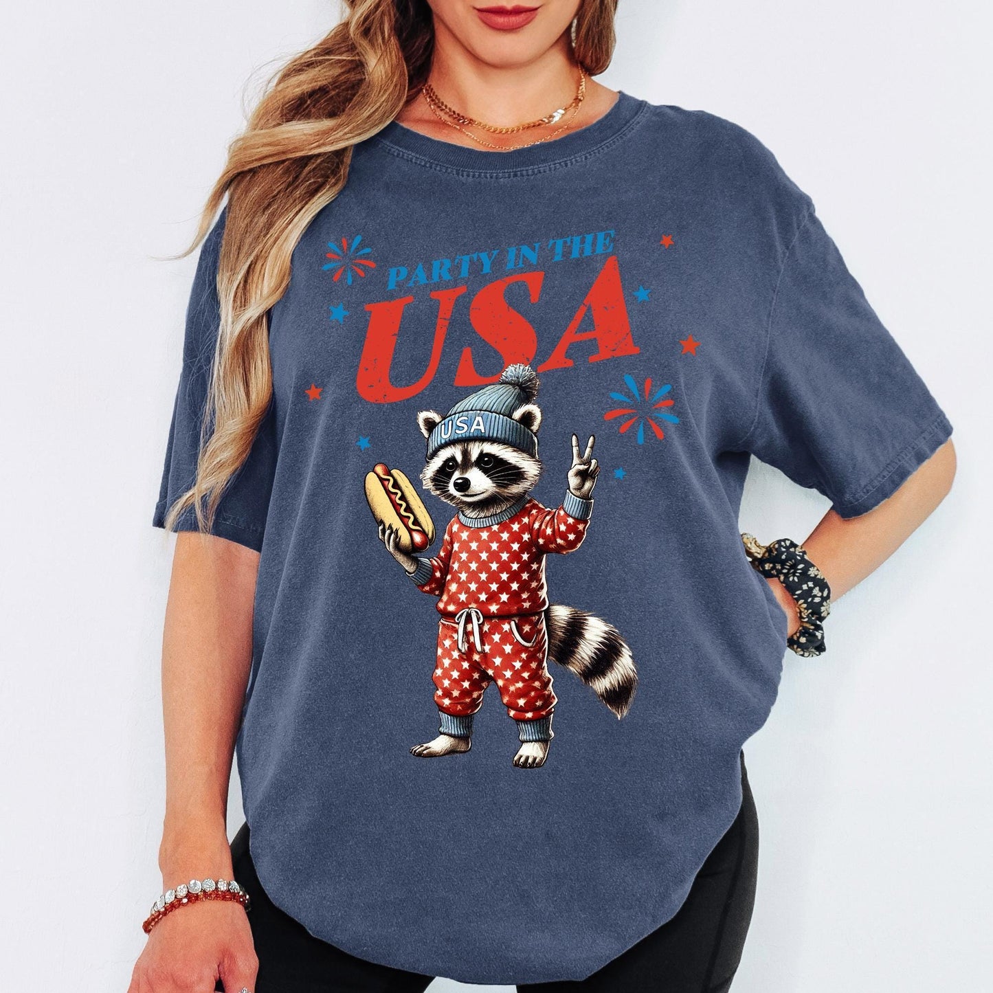 Comfort Colors® Land of The Free Because of The Brave 4th of July Shirt, Vintage Patriotic Shirt, Retro Independence Day Tee