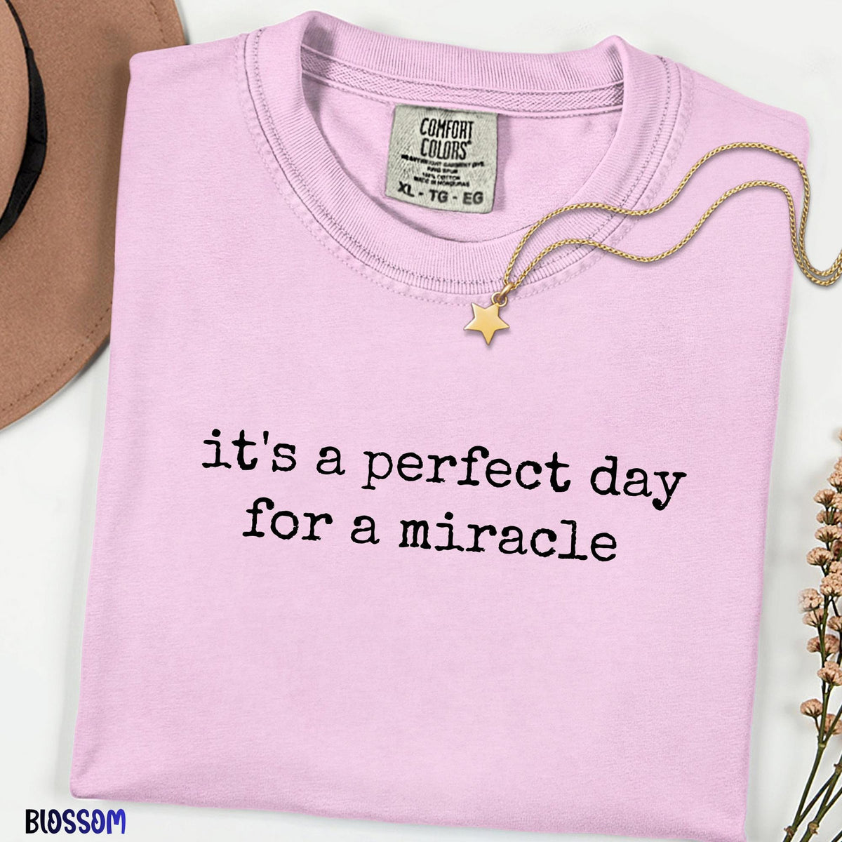 It's A Perfect Day For A Miracle Shirt, IVF Transfer Gift Tee, Comfort Colors Fertility Support Top, IUI Mom Dad Hope Shirt