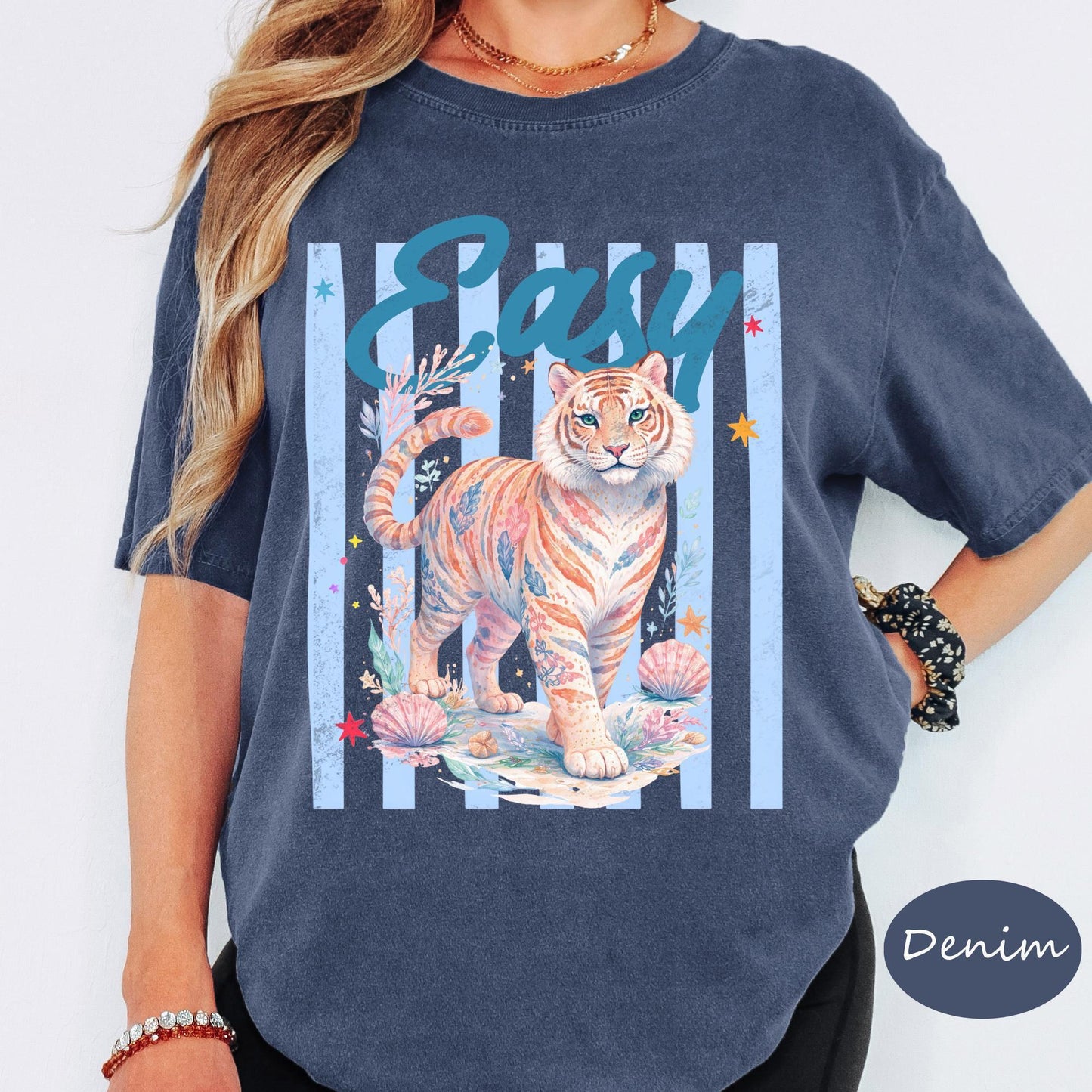 Comfort Colors® Shake That Shirt, Vintage Stripe Tee, Funny Beach Graphic Tee, Coastal Vacation T Shirt, Summer Ocean Lover Gift Top